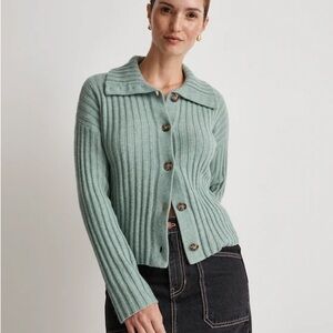 Madewell Oversize-Collar Cardigan Sweater